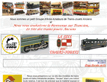 Tablet Screenshot of discute.train-jouet.com